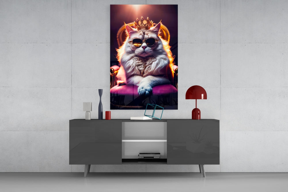 The Queen Glass Wall Art|| Designer's Collection.