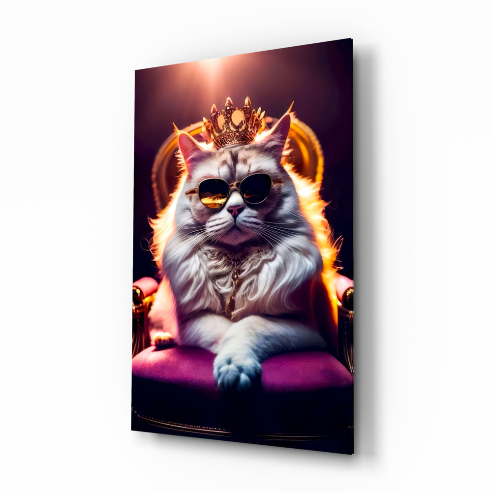 Regal-portrait panel bringing baroque glow to a study
