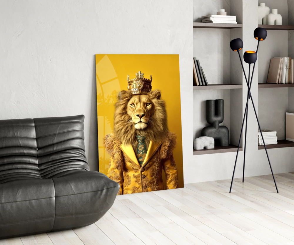 Little Prince glass print enhancing a den with regal firepower