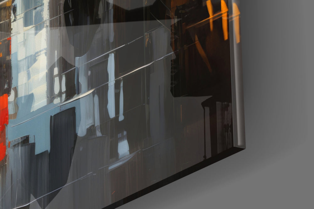 City Night panel catching lamp light to reveal its cinematic glow