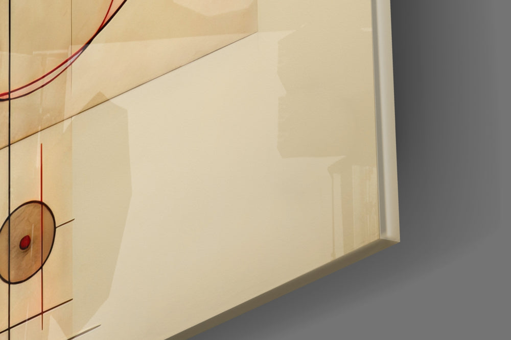Circles panel catching window light to reveal its cinematic glow