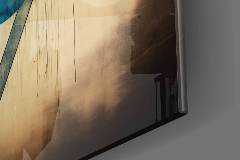 Triangels panel catching window light to reveal its cinematic glow