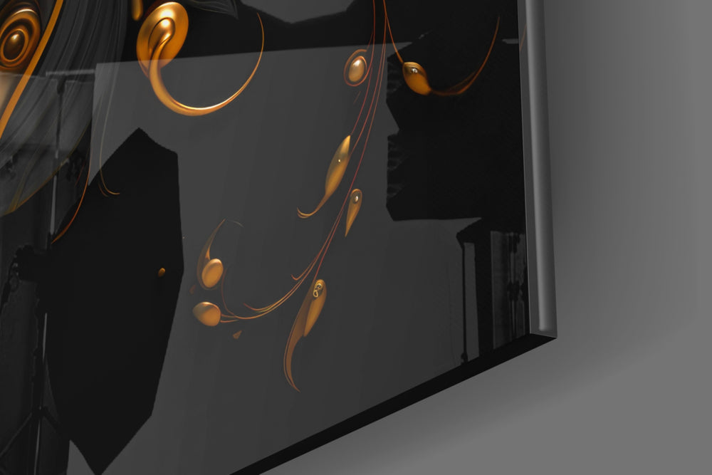 Flower of Luck panel catching lamp light to reveal its cinematic glow