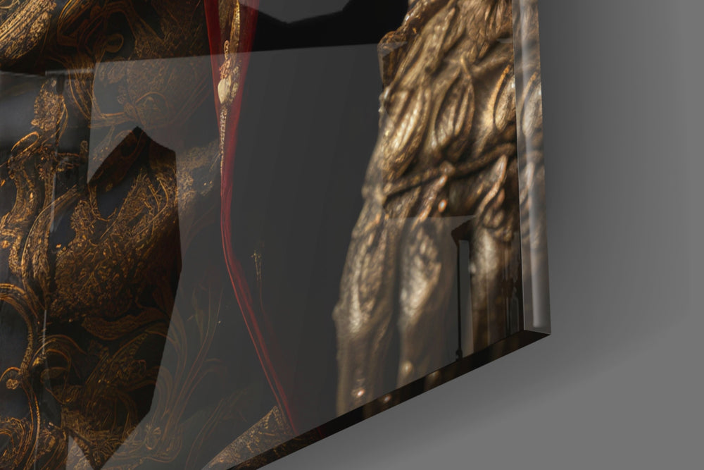 Gentleman panel catching lamp light to reveal its cinematic glow
