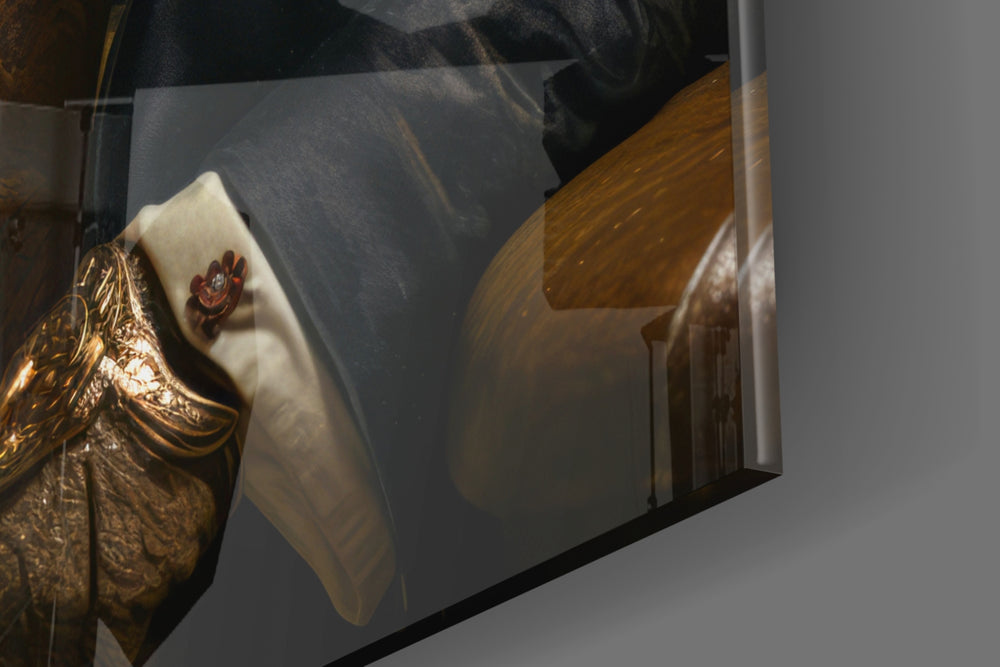 Gentleman panel catching lamp light to reveal its cinematic glow