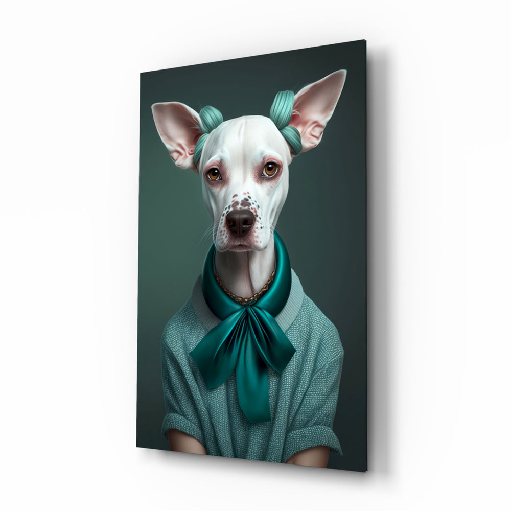 Fashion-portrait panel bringing fashion glow to a boutique