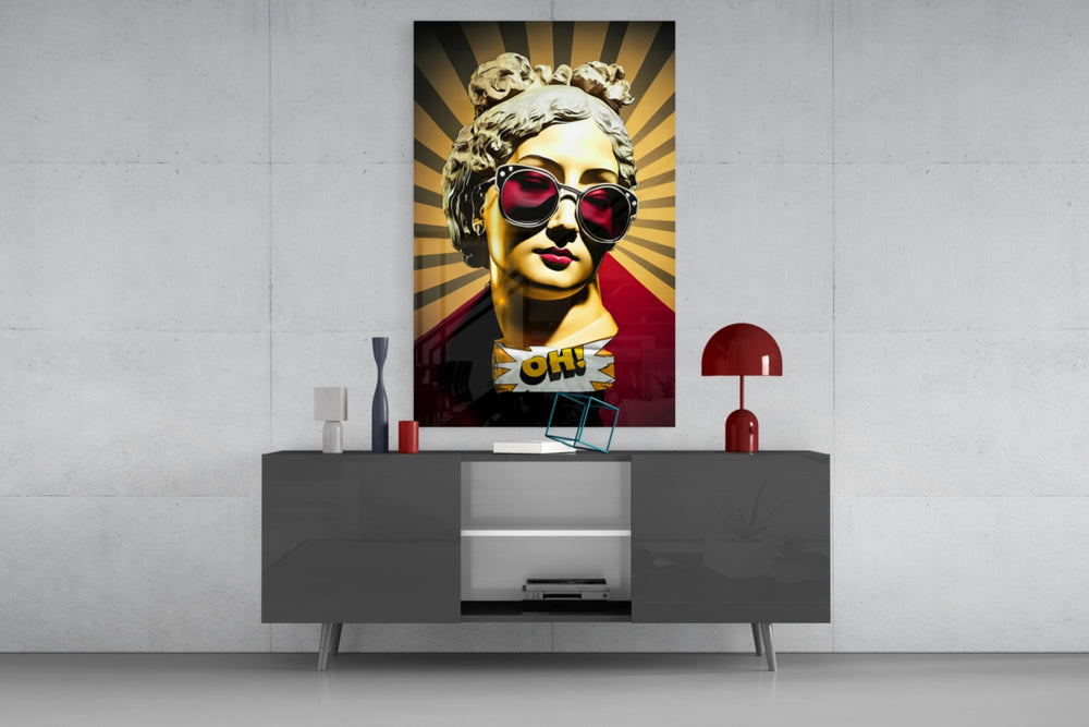 Oh! Glass Wall Art || Designer Collection.