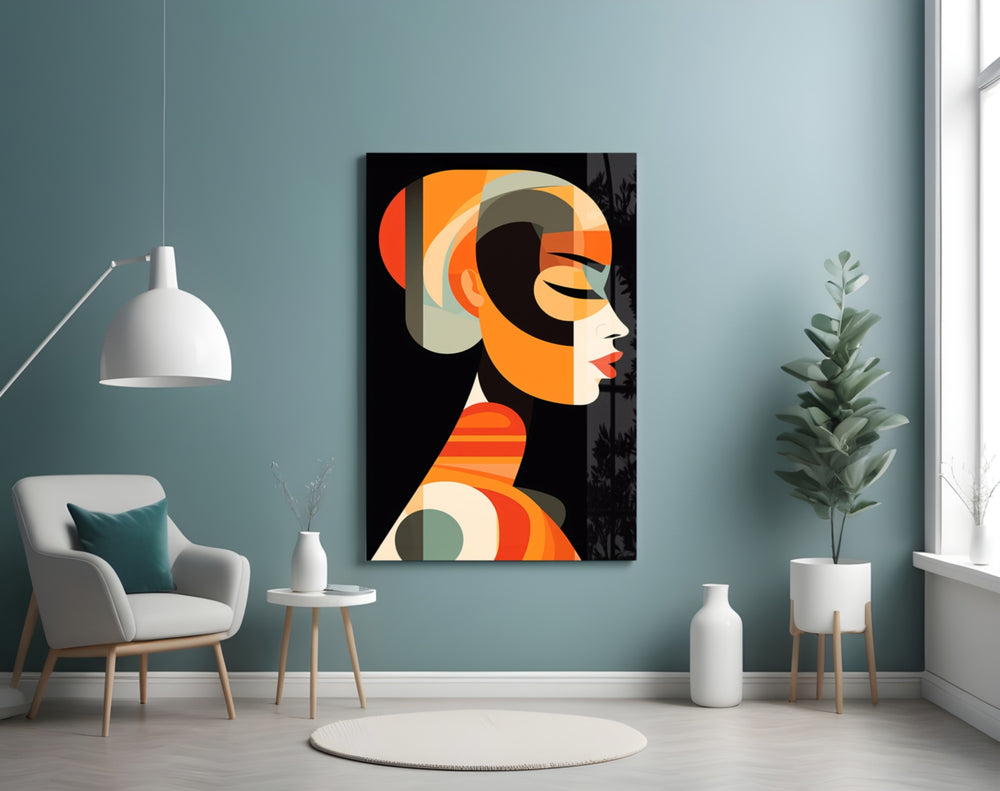 She panel adding editorial flair to a hallway