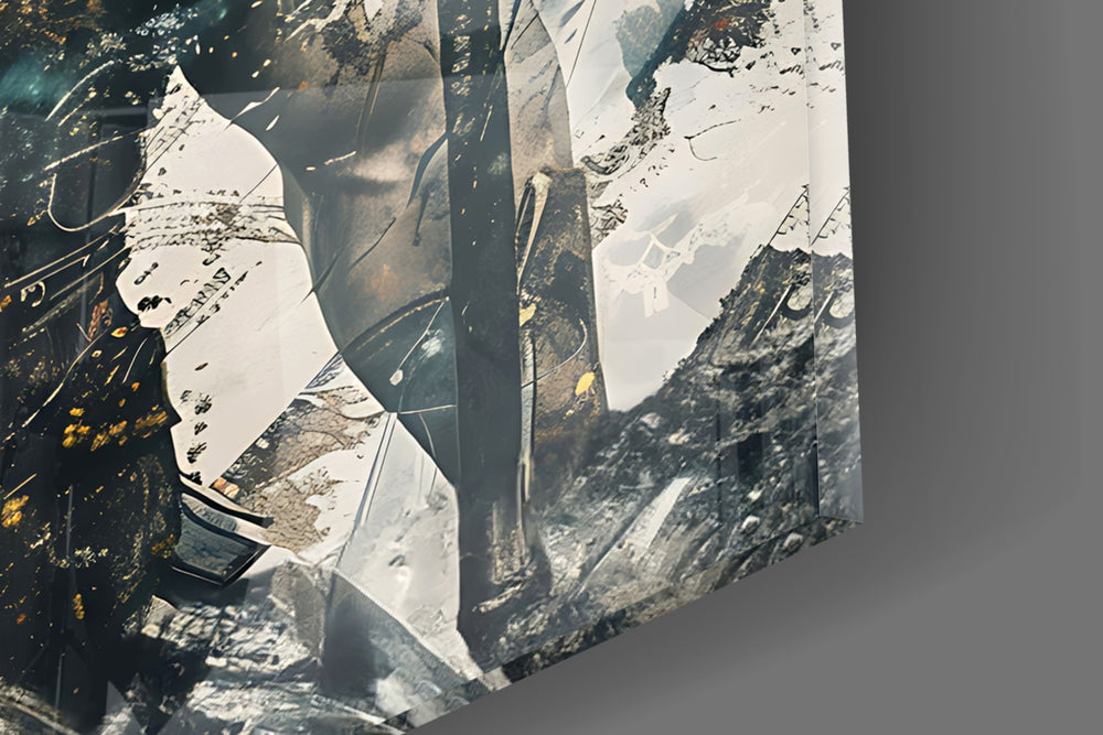 Gladiator panel catching lamp light to reveal its cinematic glow