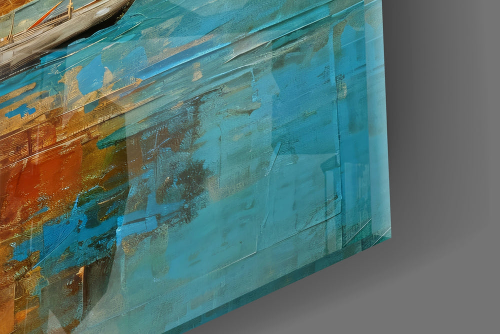 Sailing panel catching window light to reveal its cinematic glow