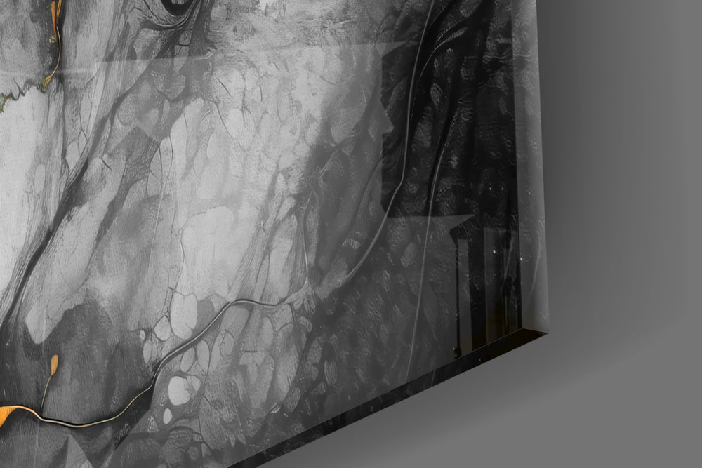 Marble panel catching lamp light to reveal its cinematic glow