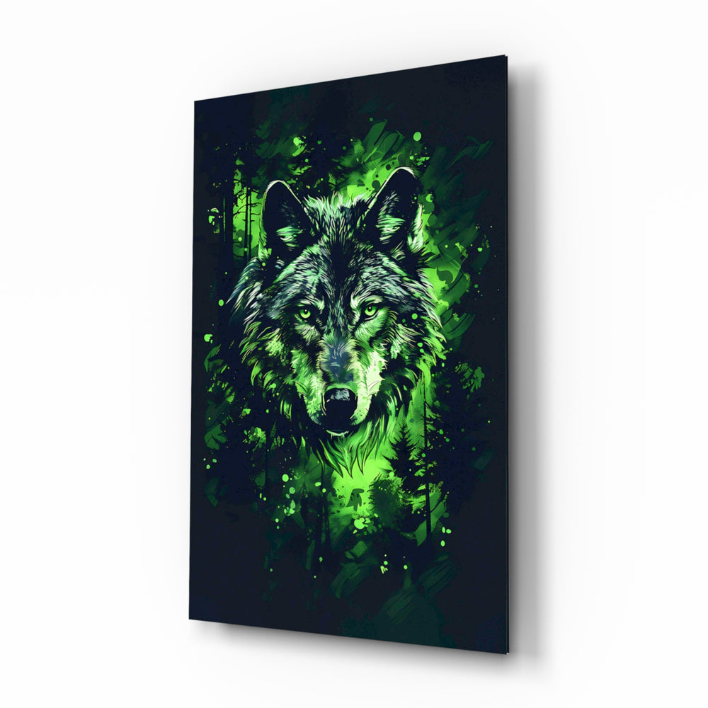 Fantasy-illustration panel bringing mystic glow to a man cave