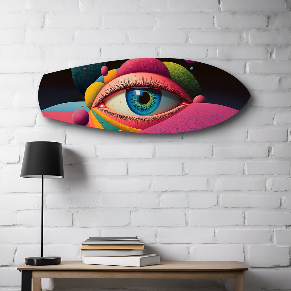 Surreal Pop Art Eye Glass Wall Art.