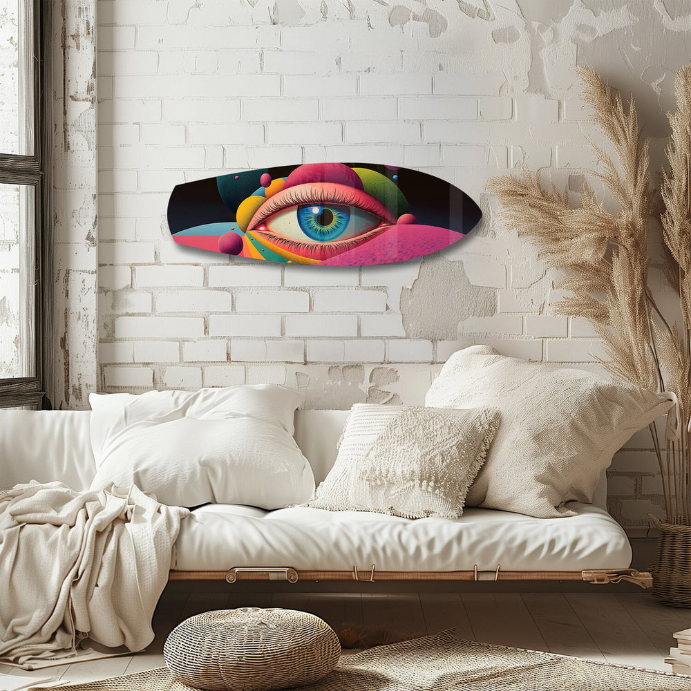 Surreal Pop Art Eye Glass Wall Art.