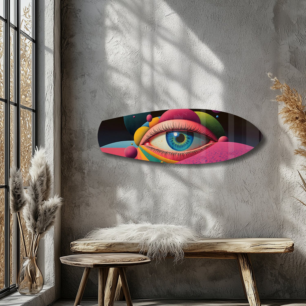 Surreal Pop Art Eye Glass Wall Art.