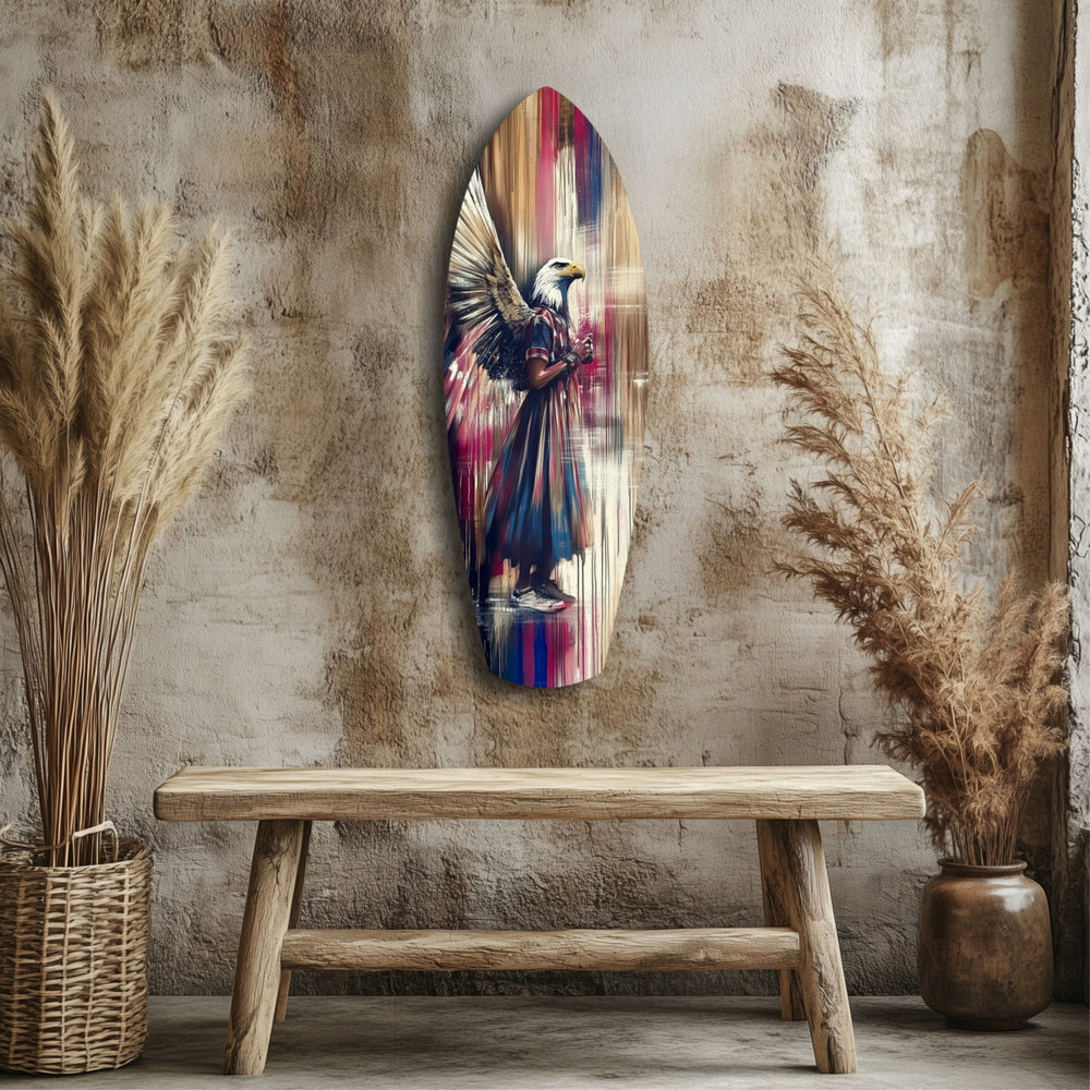 American Eagle Glass Wall Art.