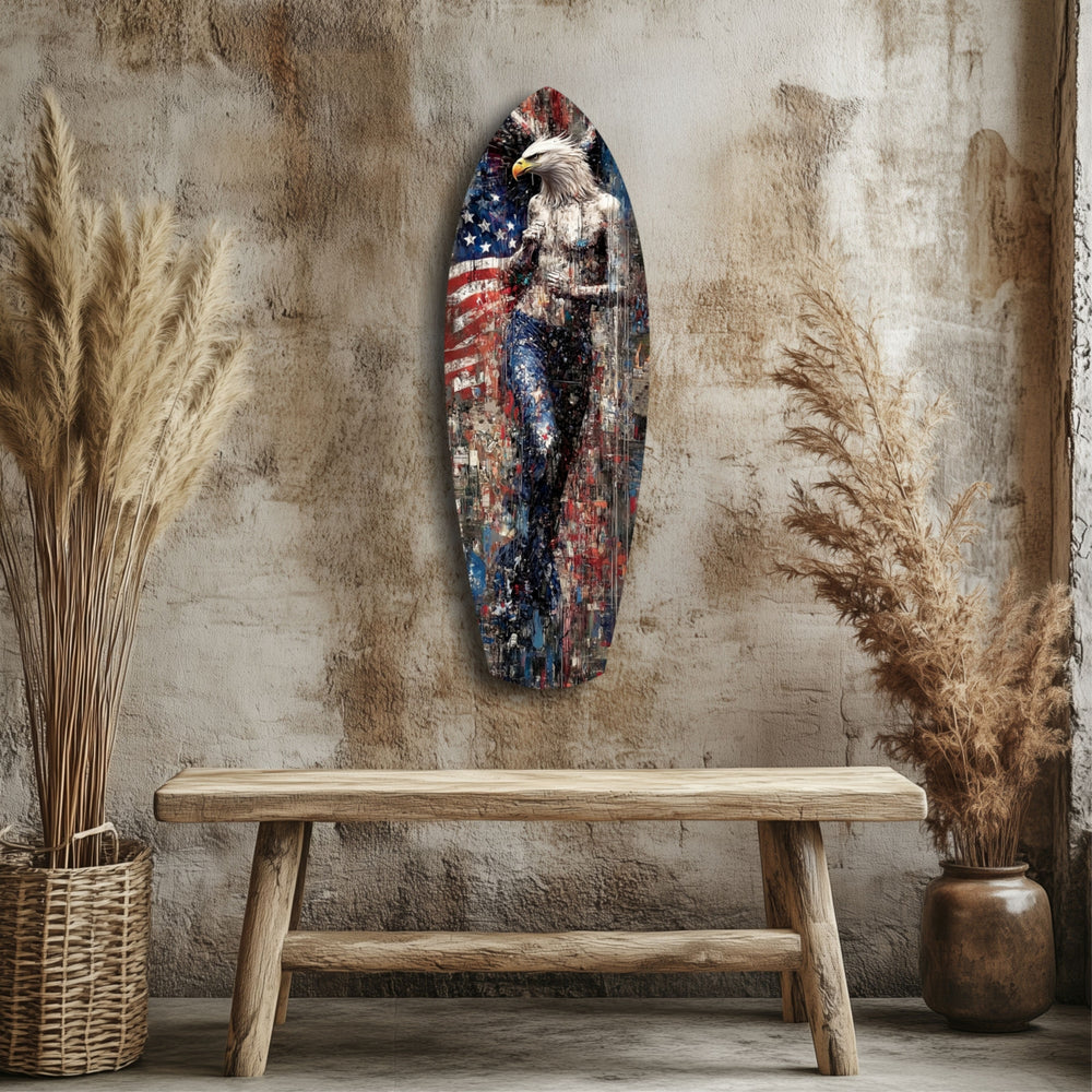 Eagle Glass Wall Art.