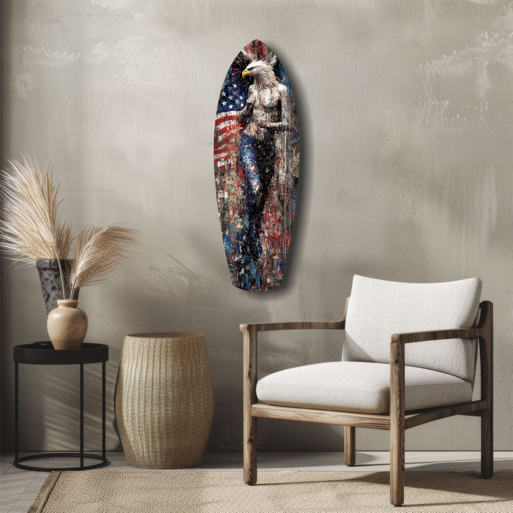 Eagle Glass Wall Art.