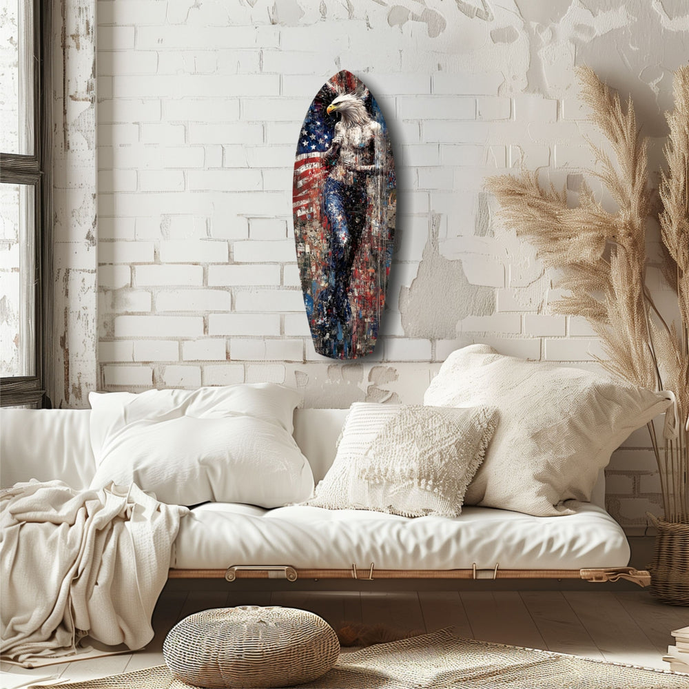 Eagle Glass Wall Art.