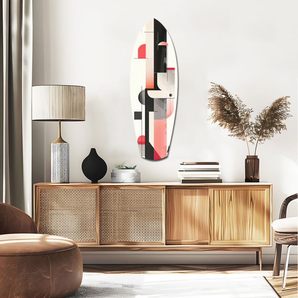 Modern Wave Harmony Glass Wall Art.