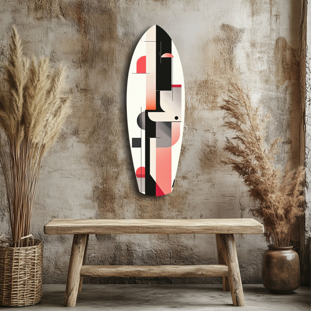 Modern Wave Harmony Glass Wall Art.