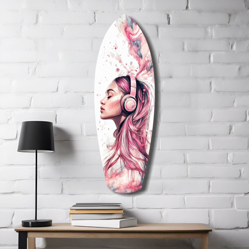 Dreamwave Beats Glass Wall Art.
