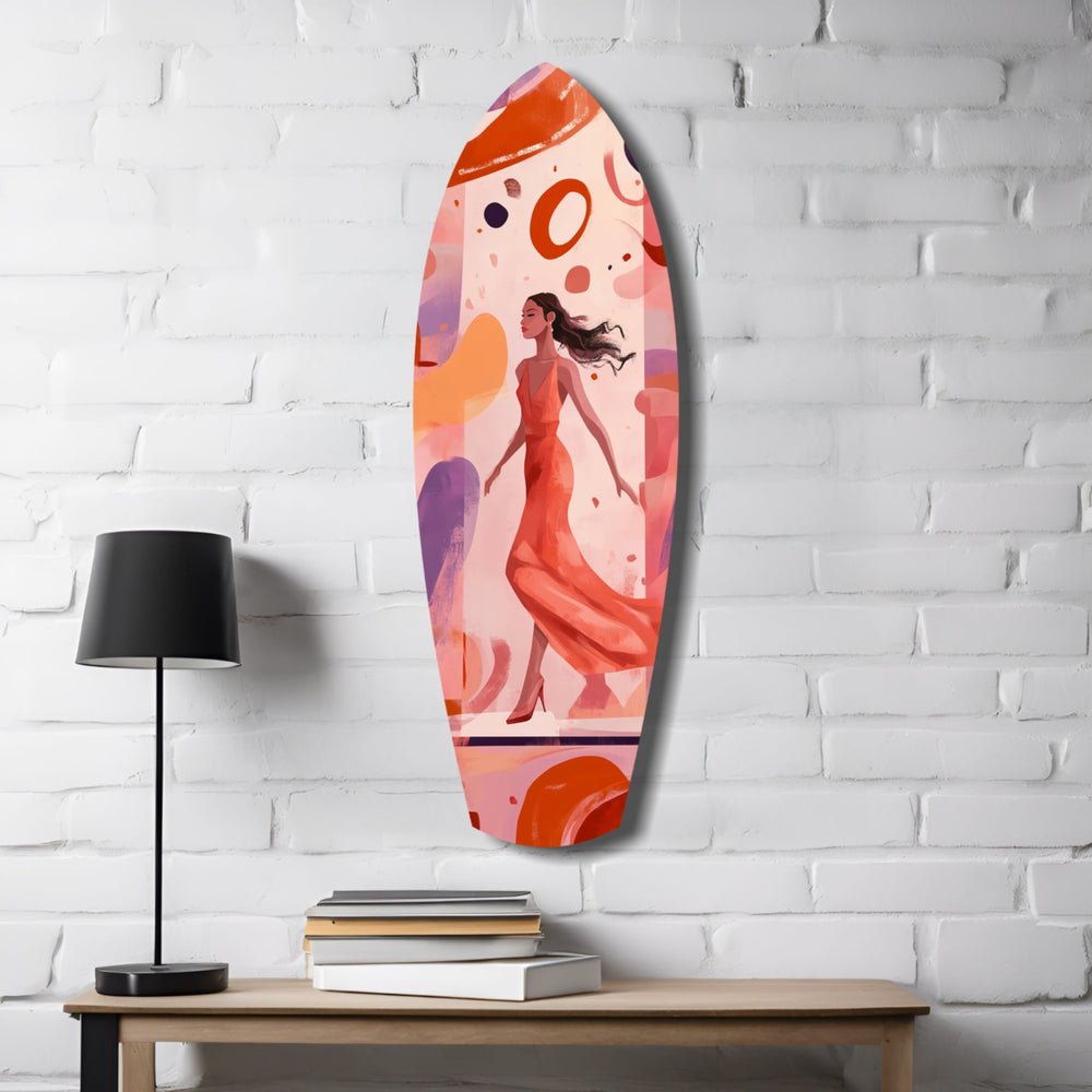 Dance Flow Glass Wall Art.