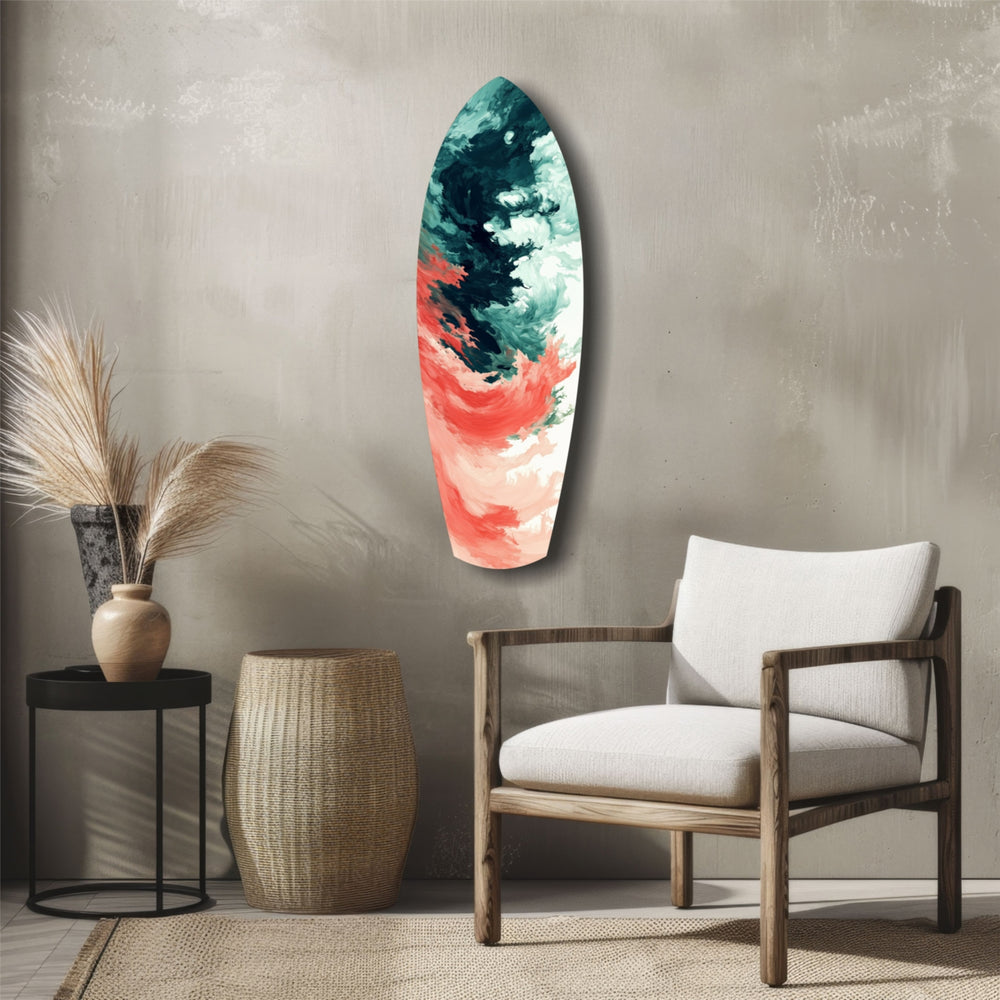 Relentless Waves Glass Wall Art.