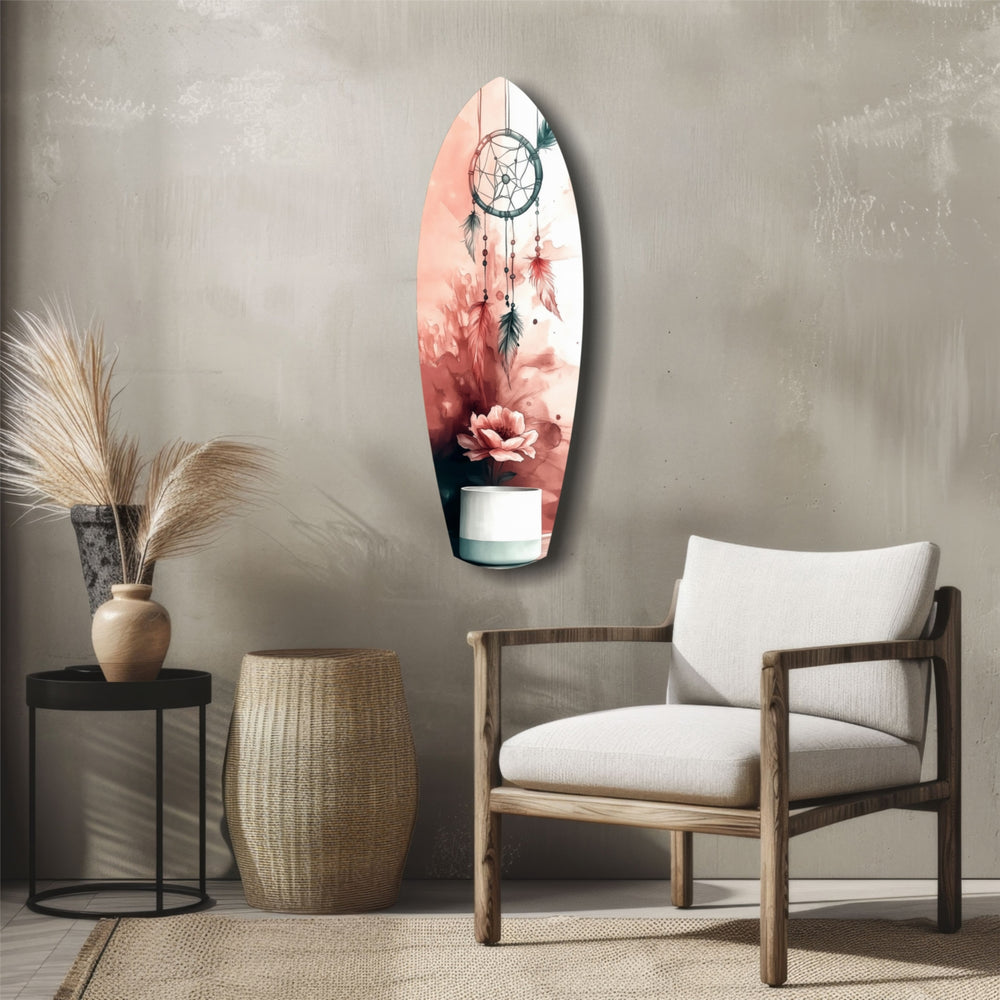 Dreamcatcher Glass Wall Art.