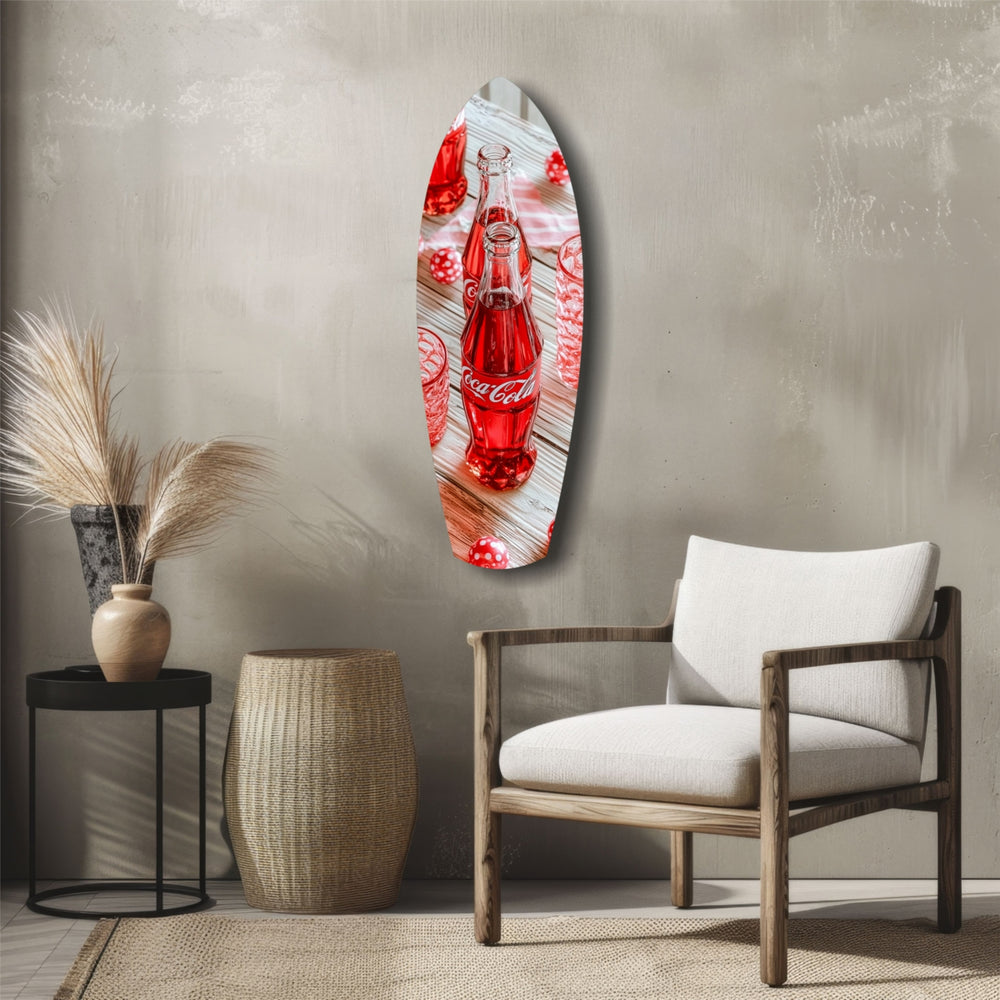 Iconic Vintage Bottle Glass Wall Art.