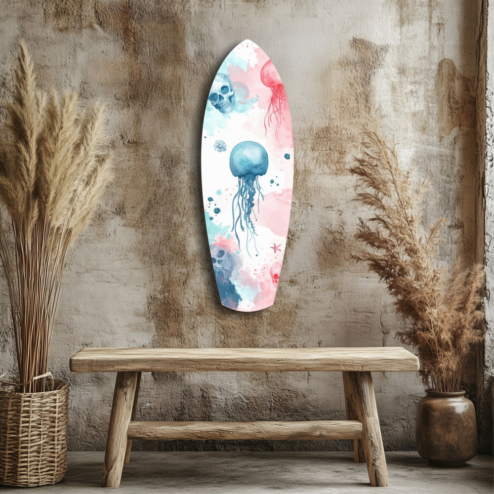 JellyFish Glass Wall Art.