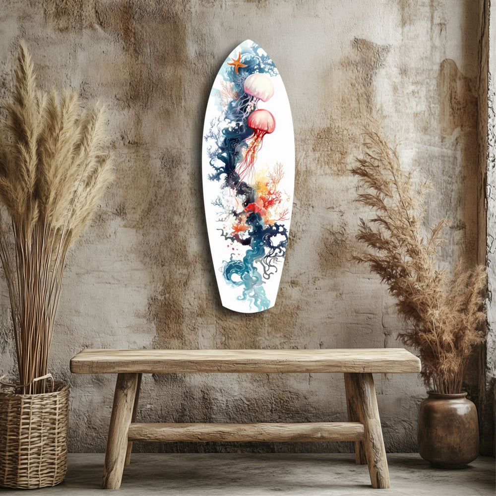 JellyFish Glass Wall Art.