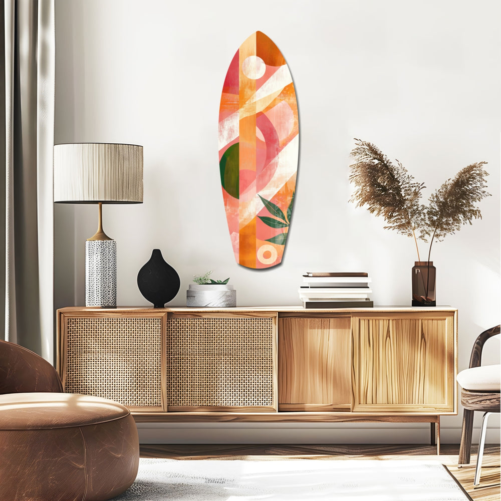 Sunset in Motion Glass Wall Art.