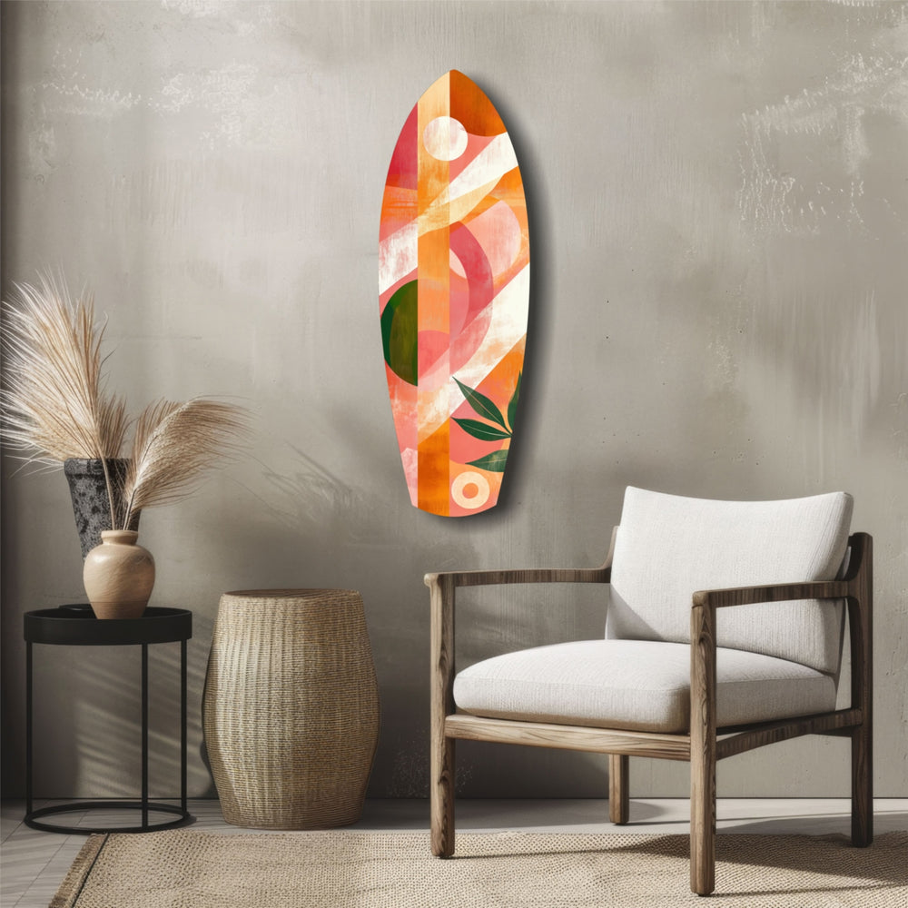 Sunset in Motion Glass Wall Art.