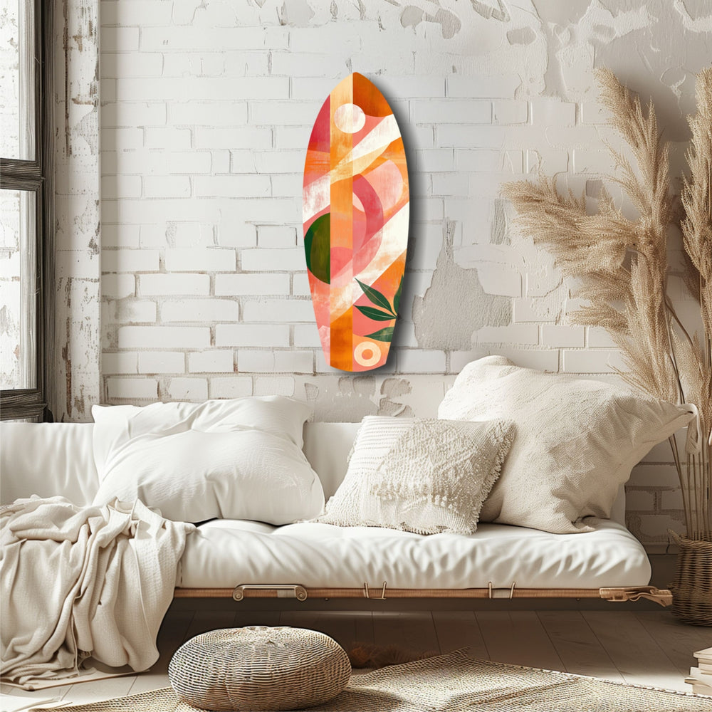 Sunset in Motion Glass Wall Art.