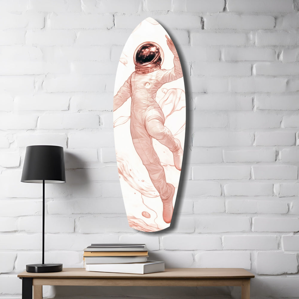 Astronaut in the Ocean Glass Wall Art.