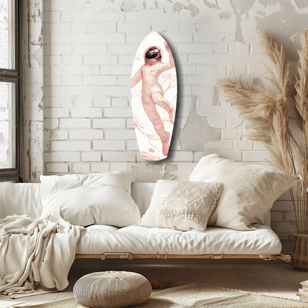 Astronaut in the Ocean Glass Wall Art.