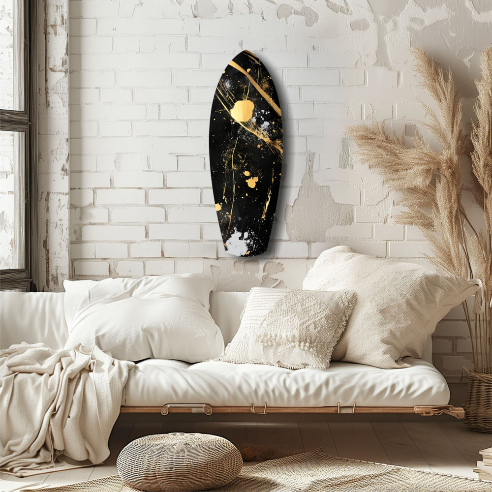 Golden Stained Glass Wall Art.