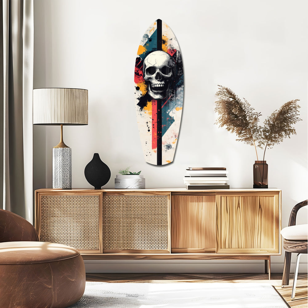 Skull Glass Wall Art.