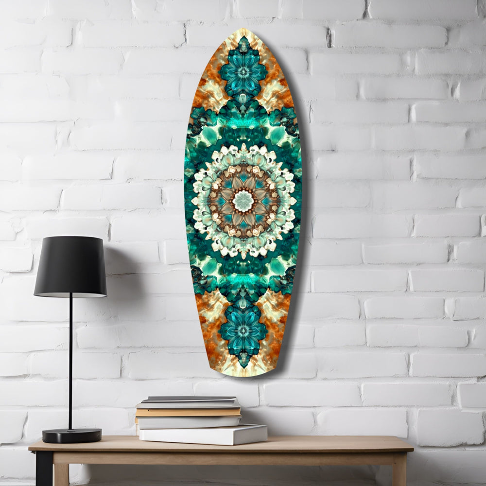 Emerald Dreams Glass Wall Art.