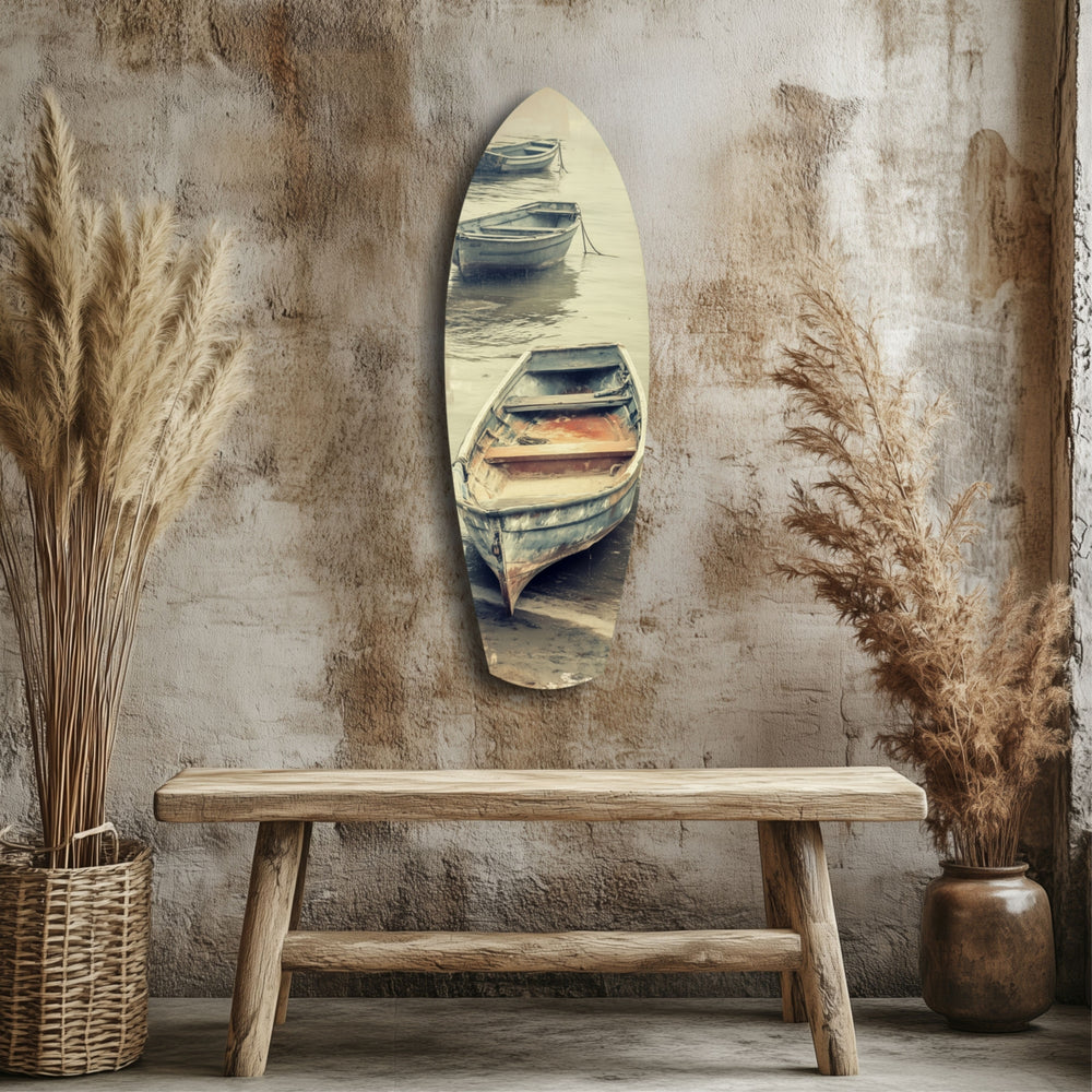 Drift of Solitude Glass Wall Art.