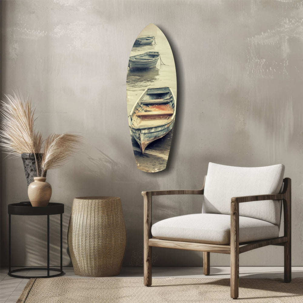 Drift of Solitude Glass Wall Art.