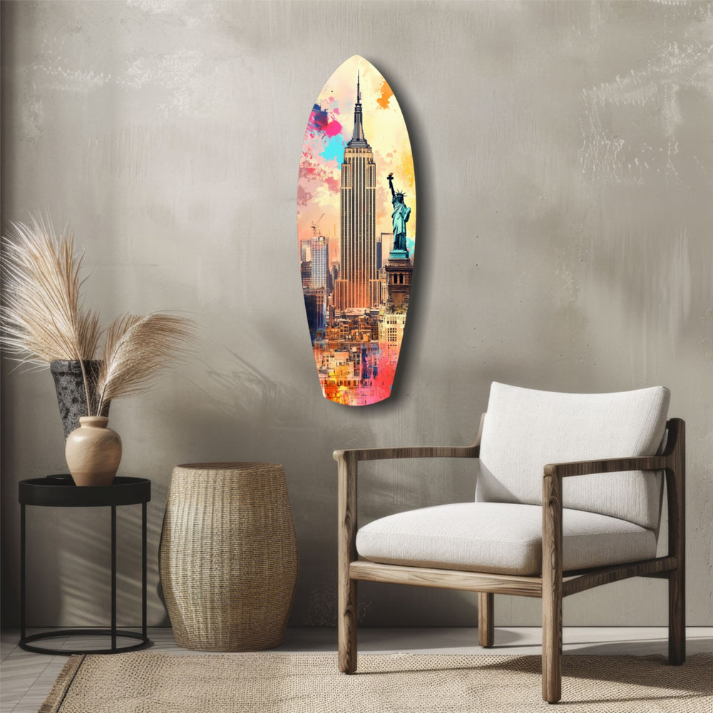 Empire City Glass Wall Art.