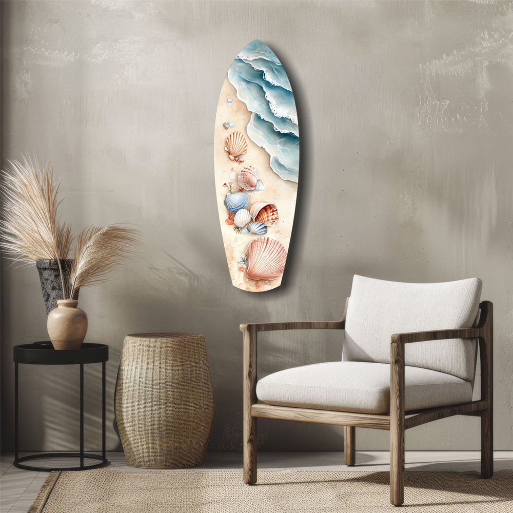 Shoreline Treasures Glass Wall Art.