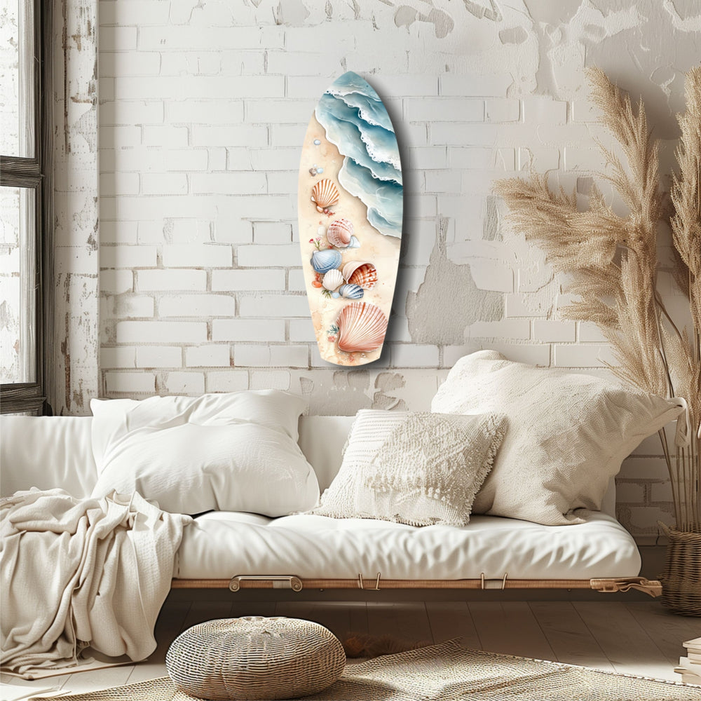 Shoreline Treasures Glass Wall Art.