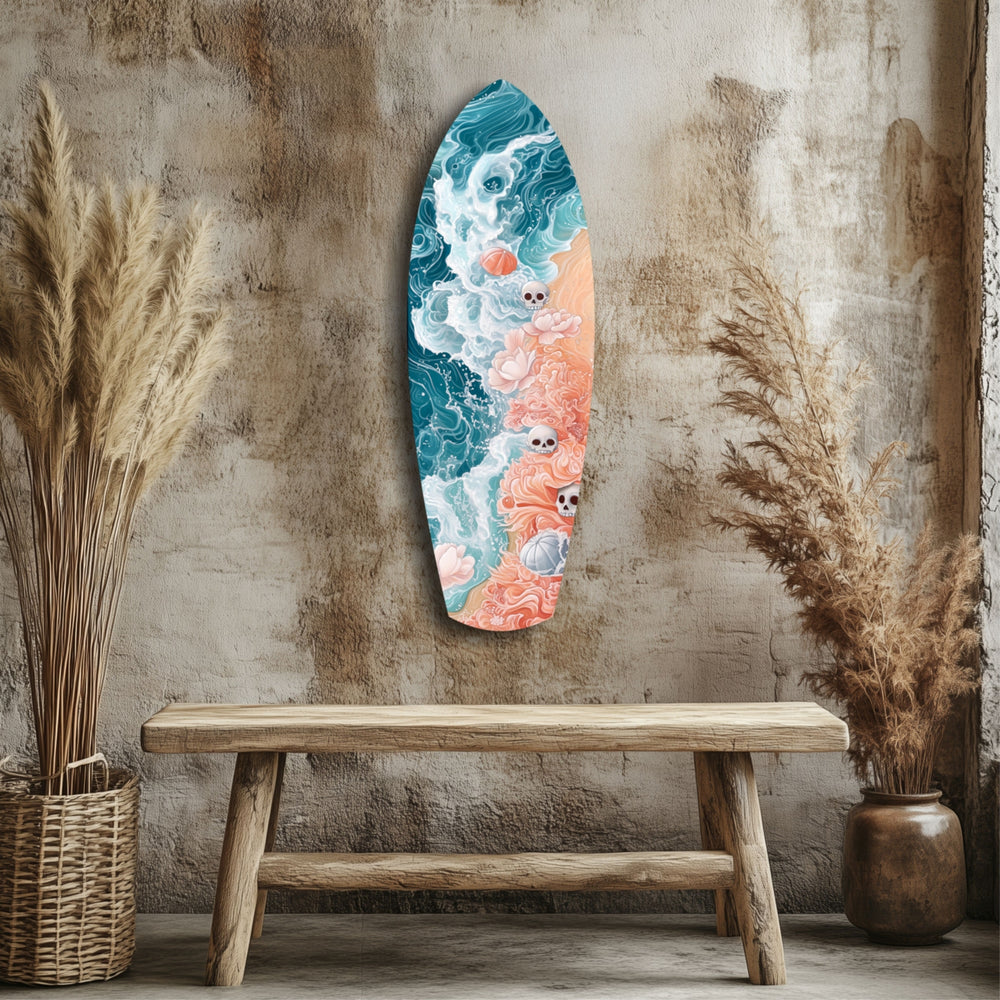 Eternal Tides Glass Wall Art.
