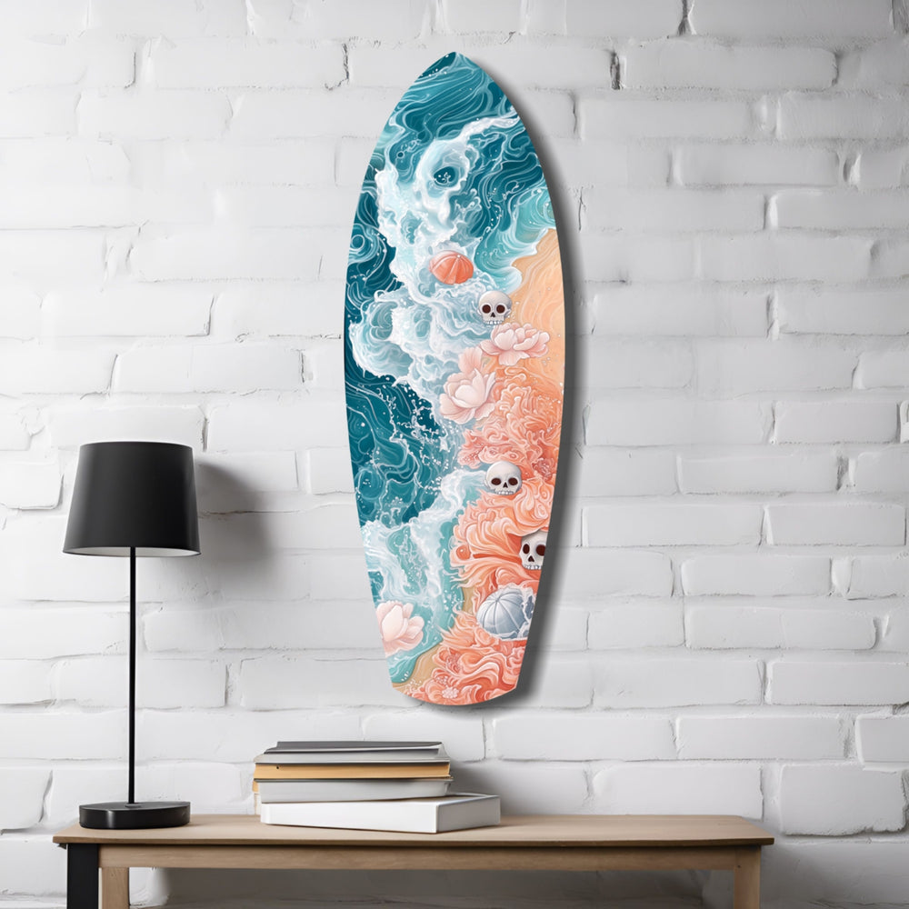 Eternal Tides Glass Wall Art.