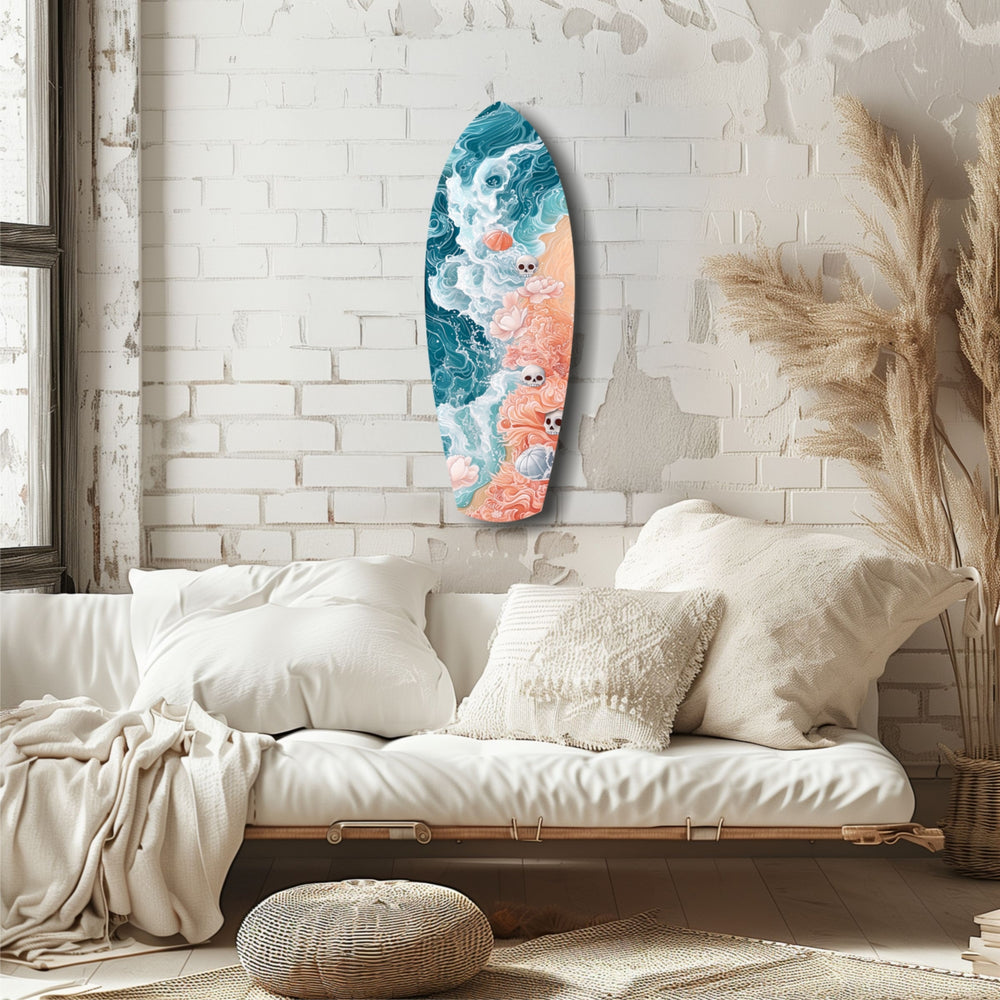 Eternal Tides Glass Wall Art.
