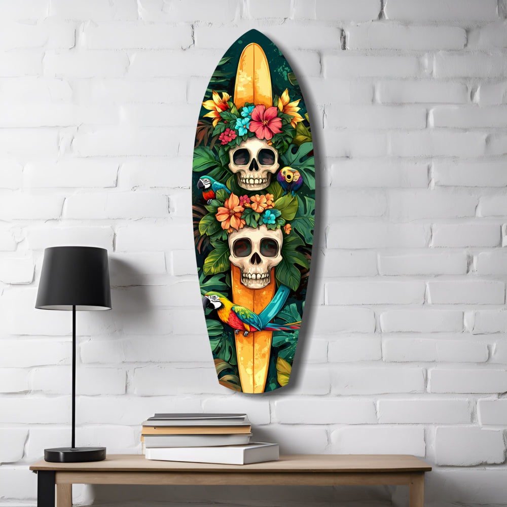 Tropical Mystique V2 Glass Wall Art.