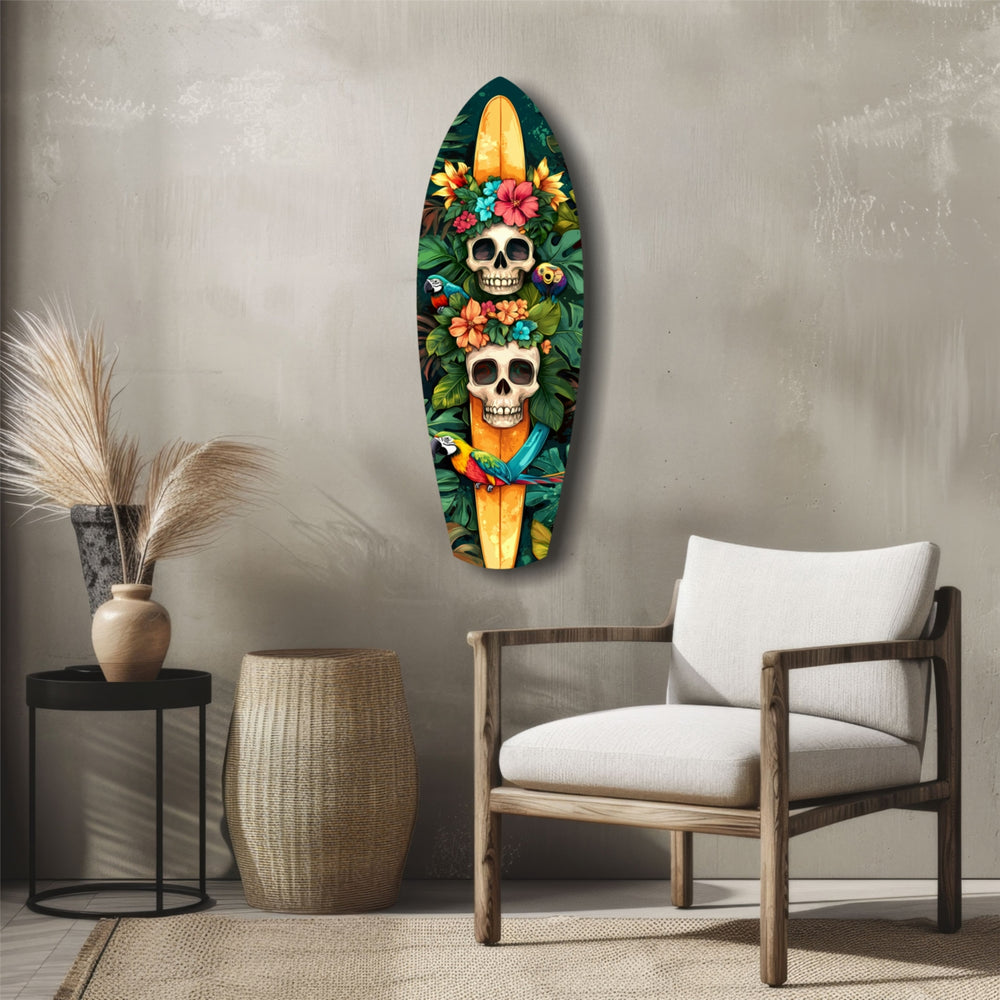 Tropical Mystique V2 Glass Wall Art.